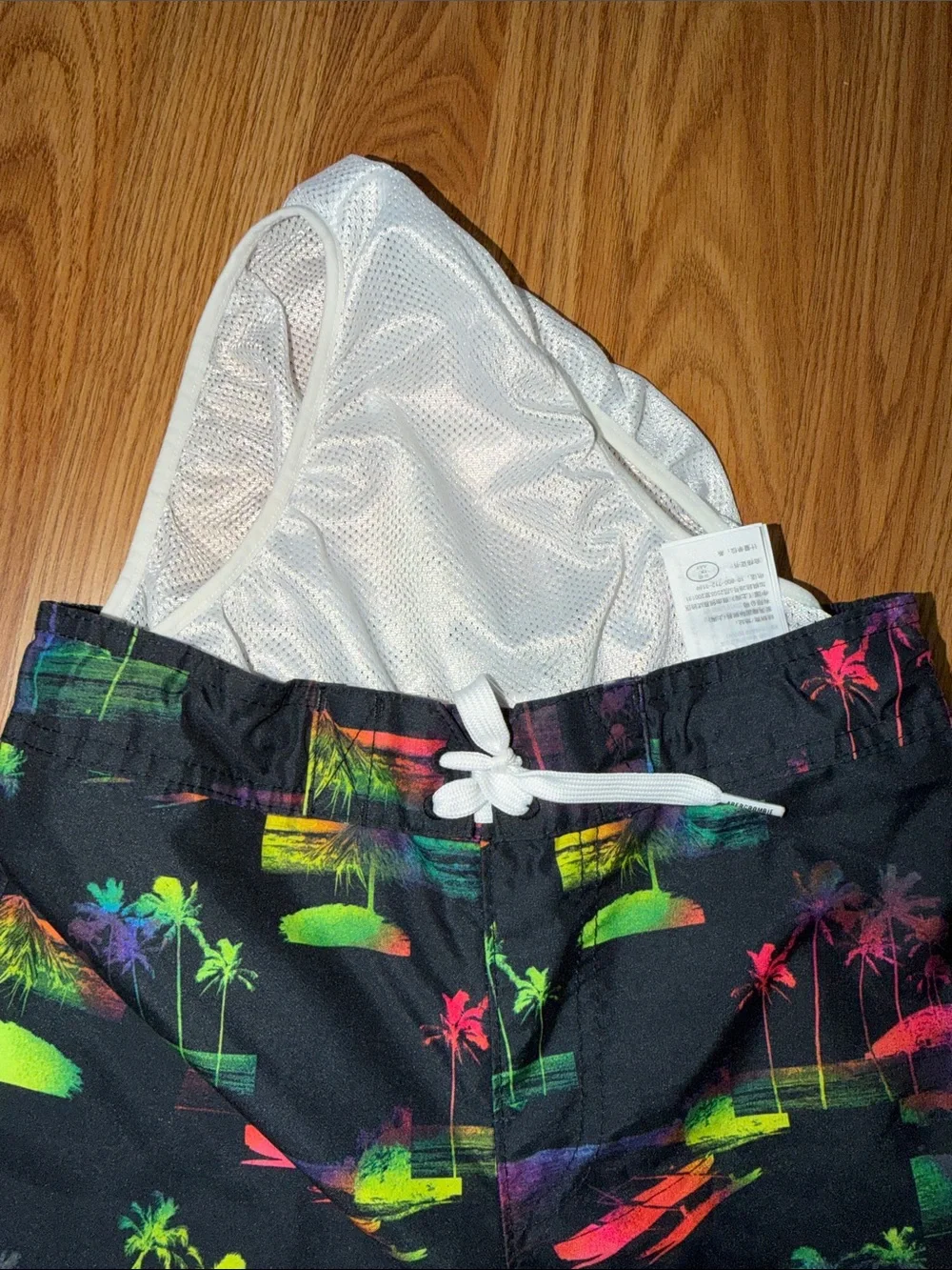 Abercrombie Kids Neon Tropical Boys Swim Trunks Boys 9/10